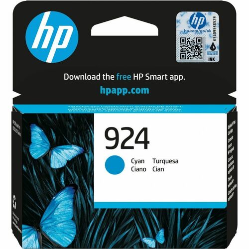 HP 924 Cyan Original Ink Cartridge (4K0U3NA)