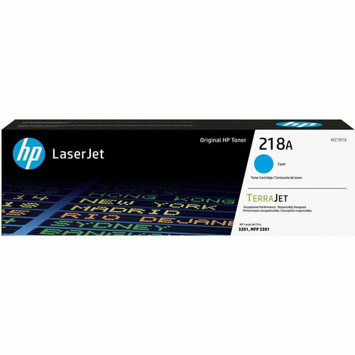 HP 218A Cyn LaserJet Toner Cartridge (W2181A)