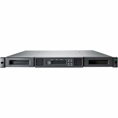 HPE Storage MSL 1/8 Tape Autoloader 1x MSL LTO-8 SAS Drive 5x LTO-8 30TB Data Cartridges (P77035-B25)
