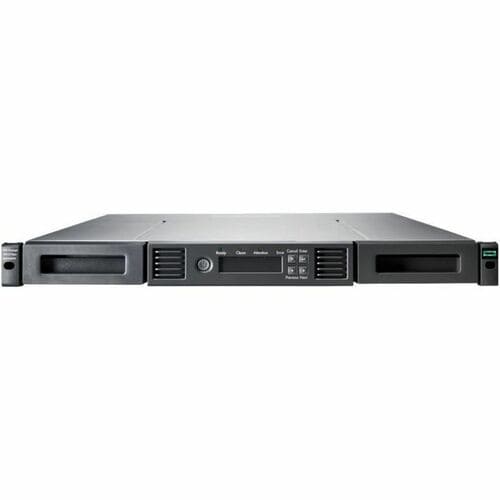 HPE Storage MSL 1/8 Tape Autoloader 1x MSL LTO-9 SAS Drive 5x LTO-9 45TB Data Cartridges (P84148-B25)