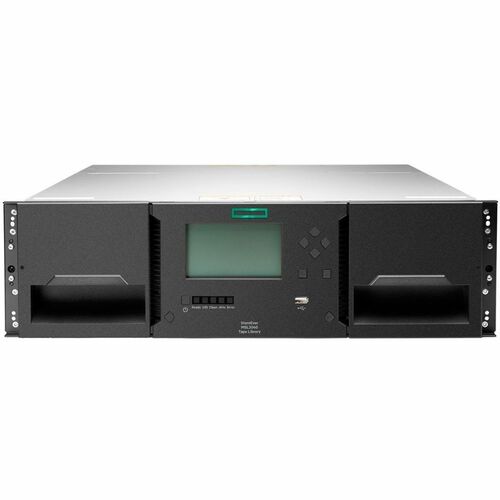 HPE Storage MSL3040 Tape Library 1x MSL LTO-9 Fibre Channel 20x LTO-9 45TB Data Cartridges (P84147-B25)