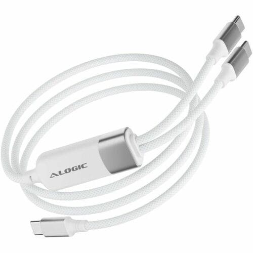 ALOGIC Split 2-in-1 USB-C to C and C Charge Cable 100W - Black (AS2CC-BK)