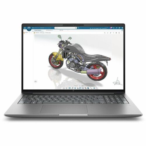 HP ZBook X G2i U7-356H 16IN Touch screen WUXGA (1920x1200) RAM 32GB (1x32GB) DDR5-5600 1TB NVMe Gen5 SSD RTX Pro 1000 (8GB) IR Web Cam Fingerprint Reader Win 11 Pro Copilot+ 3/3/3 Warranty (DM6B4PT)
