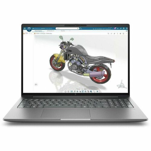 HP ZBook X G2i U9-386H 16IN Touch screen WUXGA (1920x1200) RAM 32GB (1x32GB) DDR5-5600 1TB NVMe Gen5 SSD RTX Pro 3000 (12GB) IR Web Cam Fingerprint Reader Win 11 Pro Copilot+ 3/3/3 Warranty (DM6B7PT)