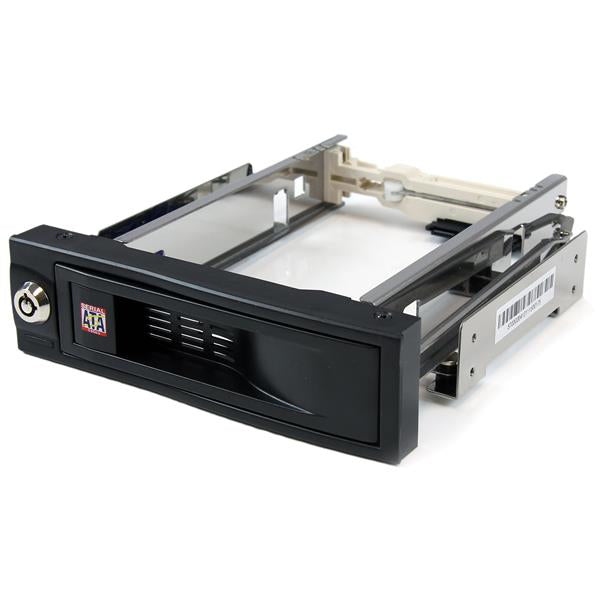 StarTech.com 5.25in Trayless Hot Swap Mobile Rack for 3.5in Hard Drive, TAA-Compliant product image