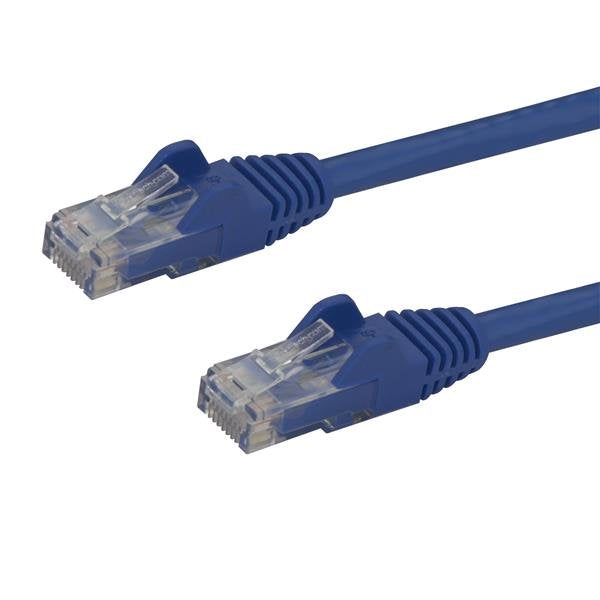 StarTech.com 50cm CAT6 Ethernet Cable - Blue CAT 6 Gigabit Ethernet Wire -250MHz 100W PoE RJ45 UTP Network/Patch Cord Snagless w/Strain Relief Individually Tested product image