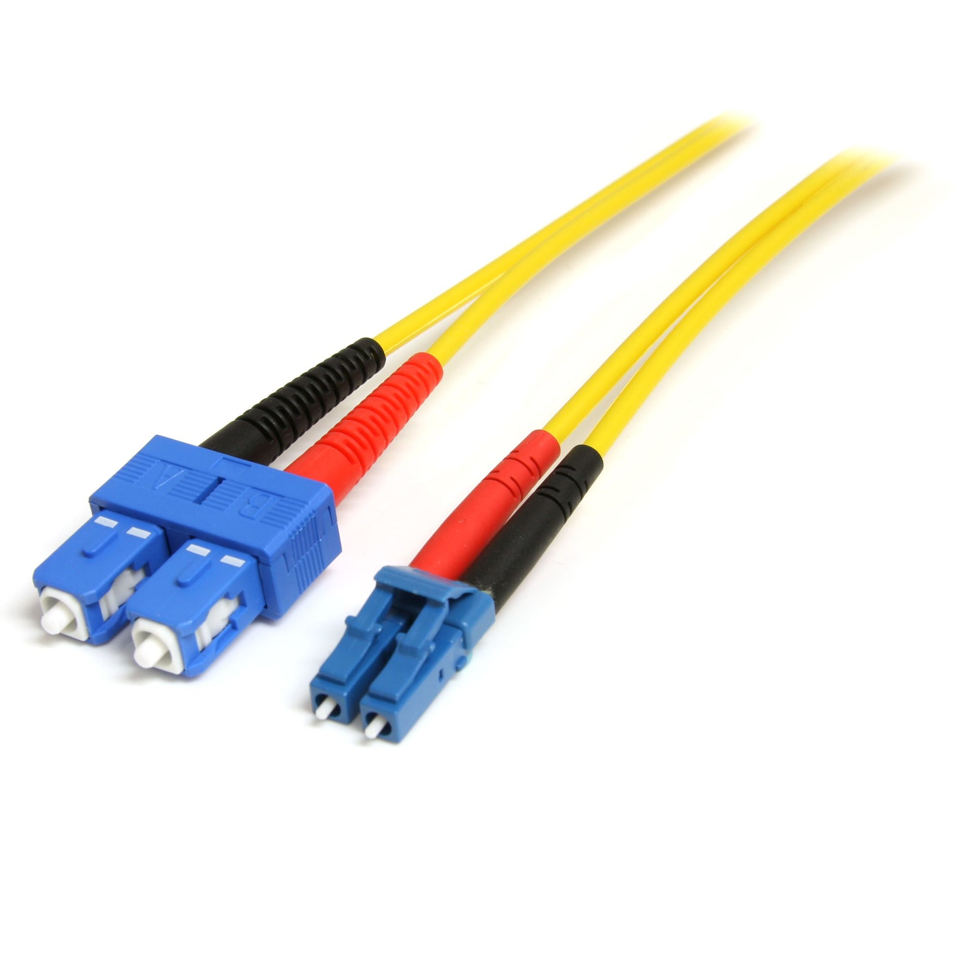 StarTech.com 1m Fiber Optic Cable - Single-Mode Duplex 9/125 LSZH Fiber Jumper Cord - LC/SC product image
