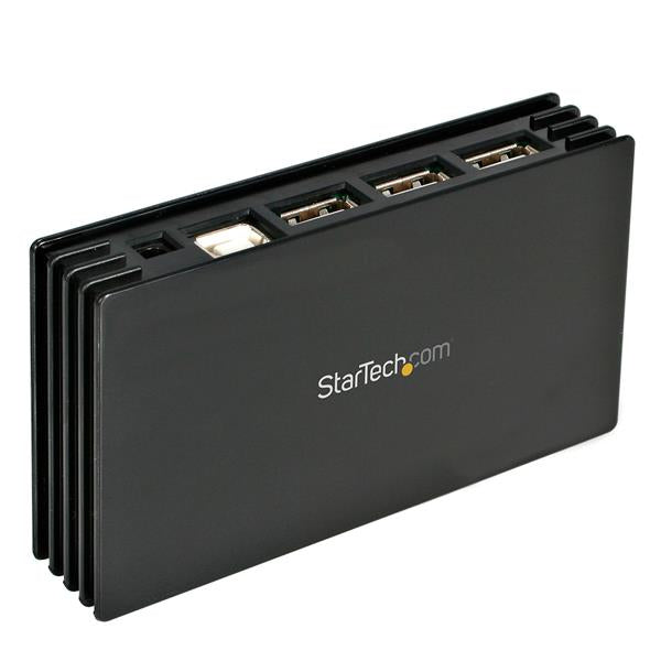 StarTech.com 7 Port Compact Black USB 2.0 Hub - TAA product image