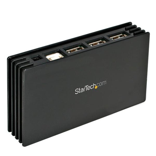 StarTech.com 7 Port Compact Black USB 2.0 Hub - TAA product image