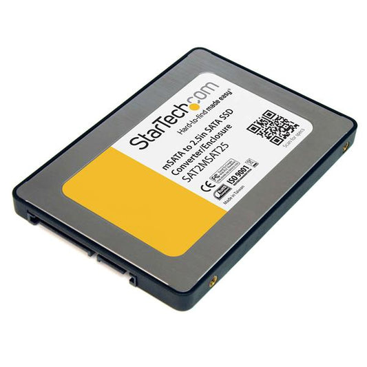 StarTech2.5in SATA to Mini SATA SSD Adapter Enclosure