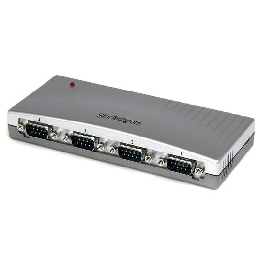 StarTech.com 4 Port USB to RS232 Serial DB9 Adapter Hub - TAA product image