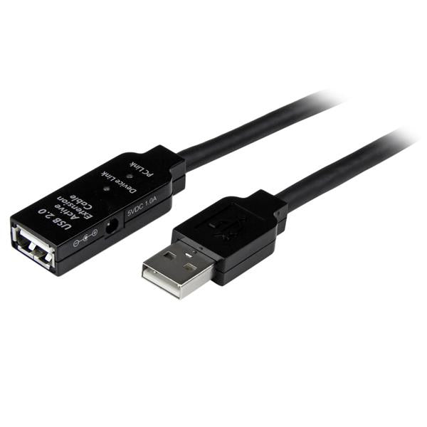 StarTech.com 5m USB 2.0 Active Extension Cable - M/F - TAA product image