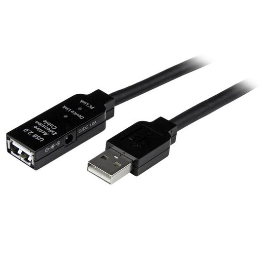 StarTech.com 5m USB 2.0 Active Extension Cable - M/F - TAA product image