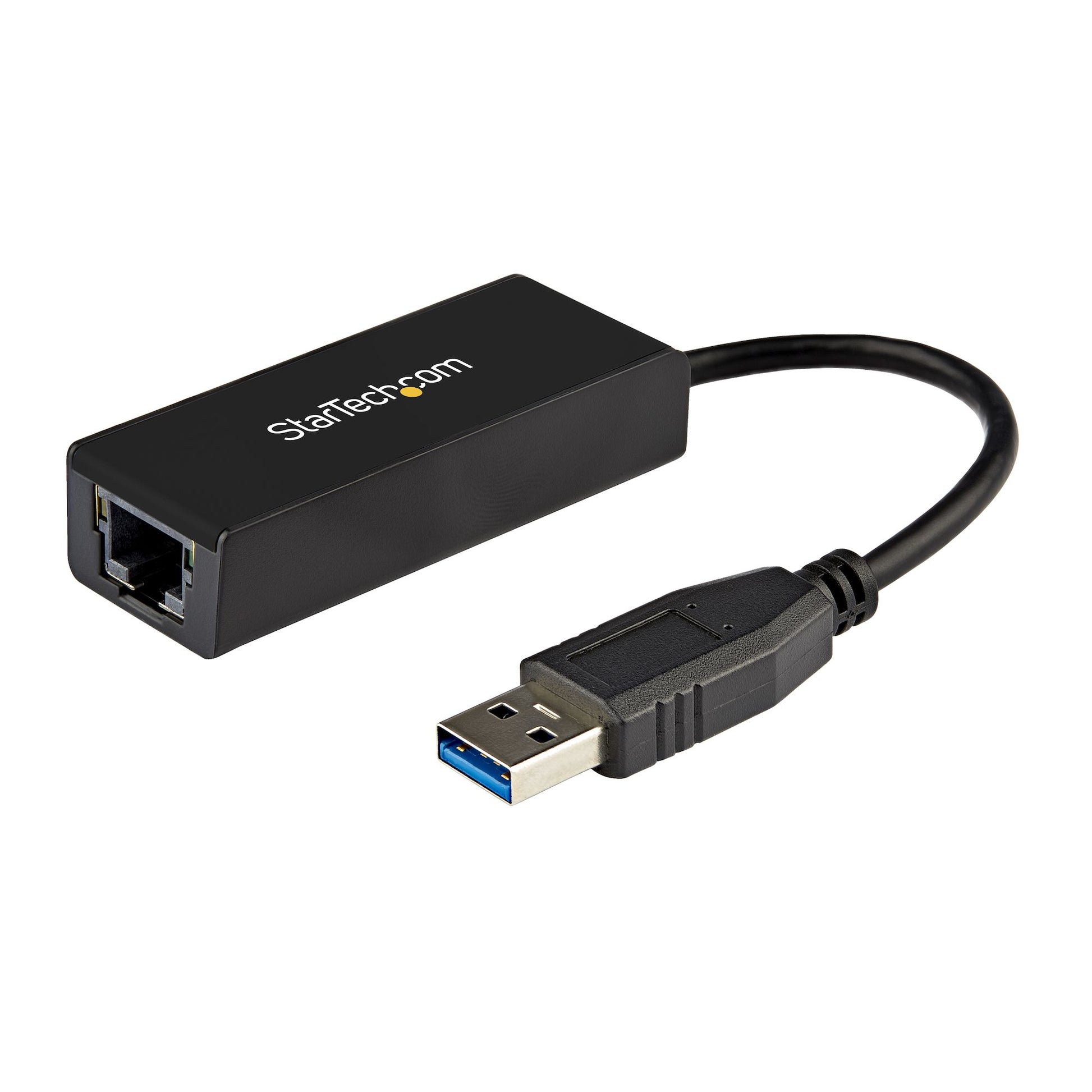 StarTech.com USB 3.0 to Gigabit Ethernet Network Adapter, 10/100/1000 Mbps, USB to RJ45, USB 3.0 to LAN Adapter, USB 3.0 Ethernet Adapter (GbE), TAA Compliant product image