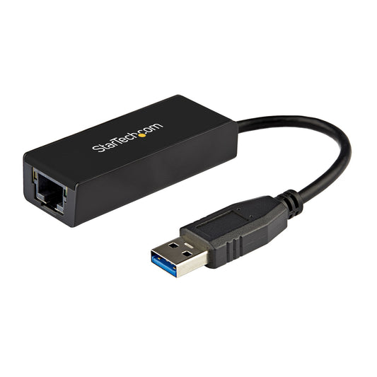 StarTech.com USB 3.0 to Gigabit Ethernet Network Adapter, 10/100/1000 Mbps, USB to RJ45, USB 3.0 to LAN Adapter, USB 3.0 Ethernet Adapter (GbE), TAA Compliant product image