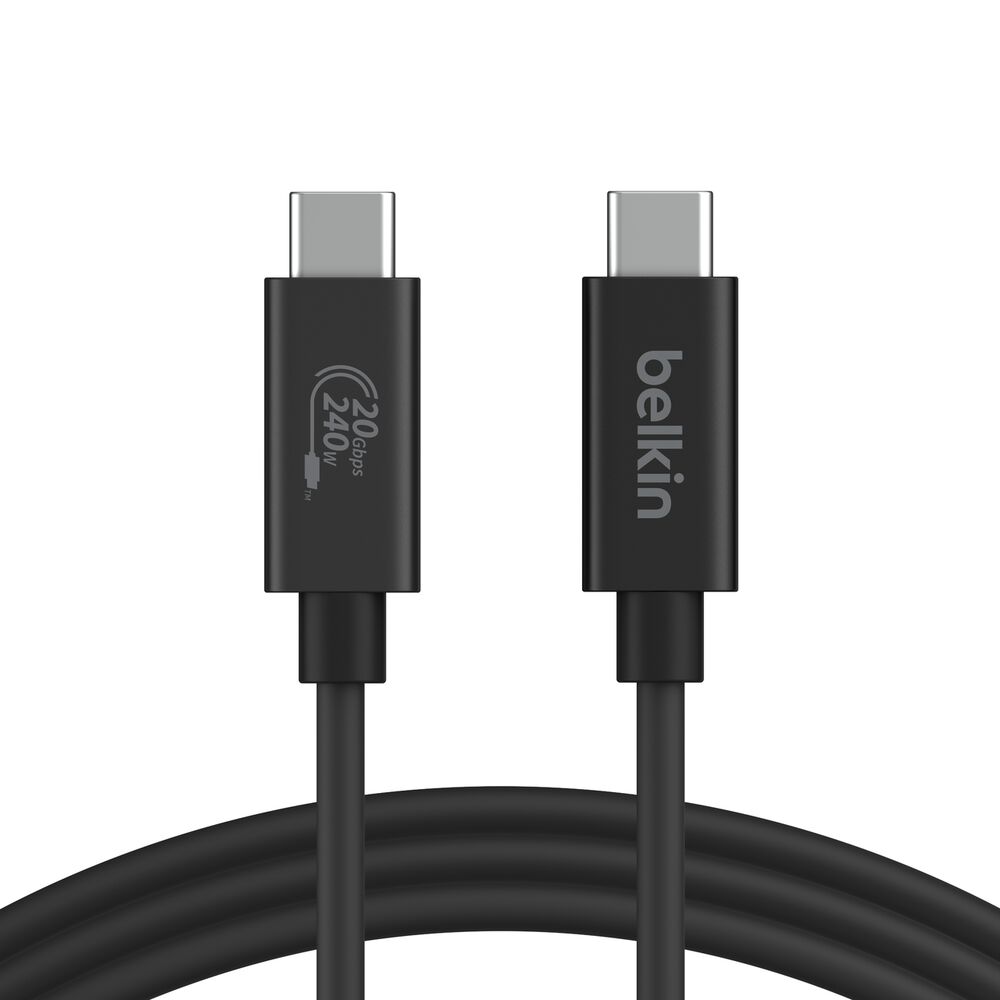Belkin Connect USB4 20Gbps 240W 1.2M Cable Bl (INZ004TT1.2MBK)