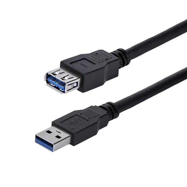StarTech.com 1m Black SuperSpeed USB 3.0 (5Gbps) Extension Cable A to A - M/F product image