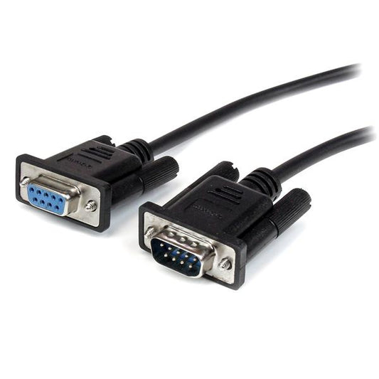 StarTech3m Black Straight Through DB9 RS232 Serial Cable - M/F