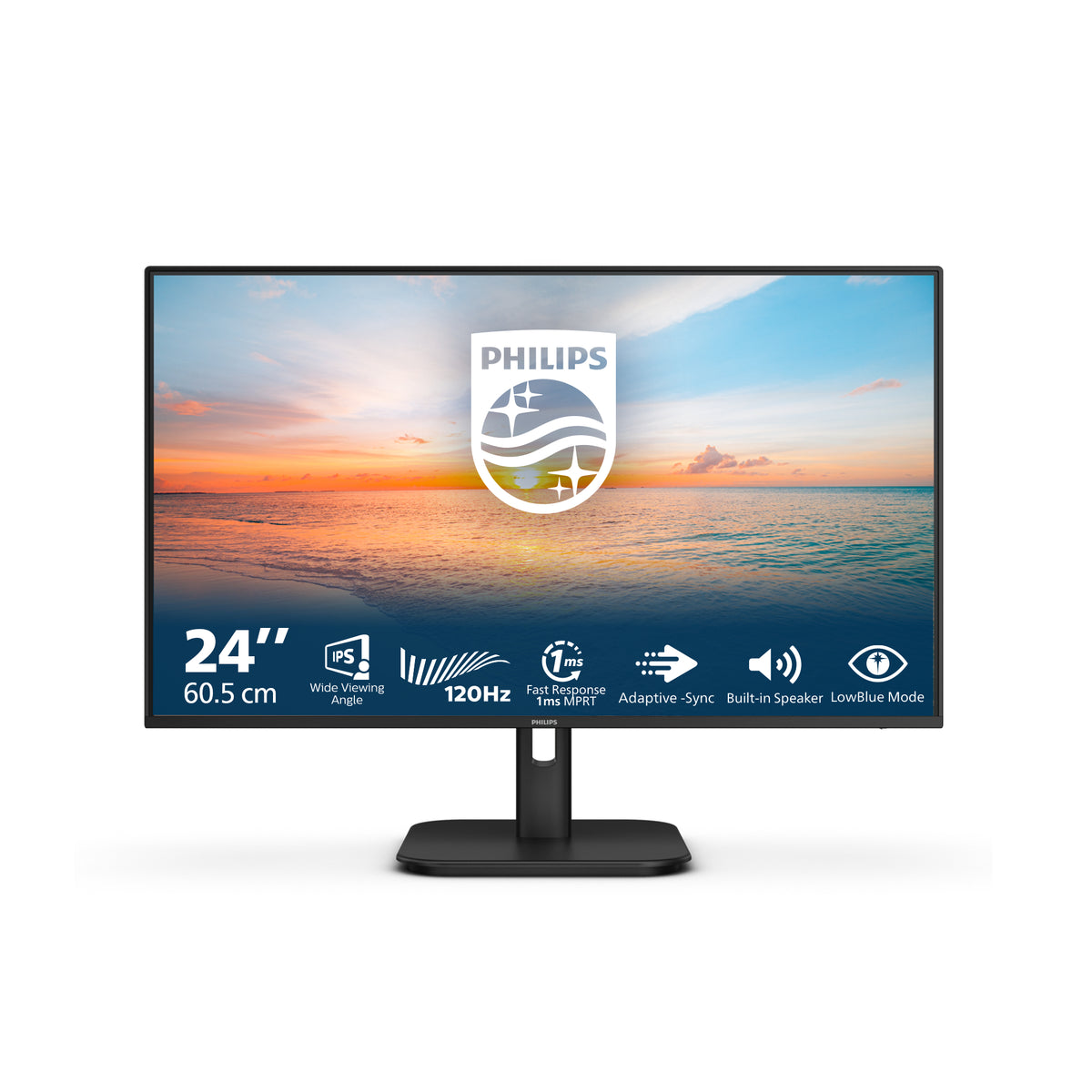 Philips 1000 series 24E1N1200A/75 computer monitor 60.5 cm (23.8") 1920 x 1080 pixels Full HD LCD Black - Philips