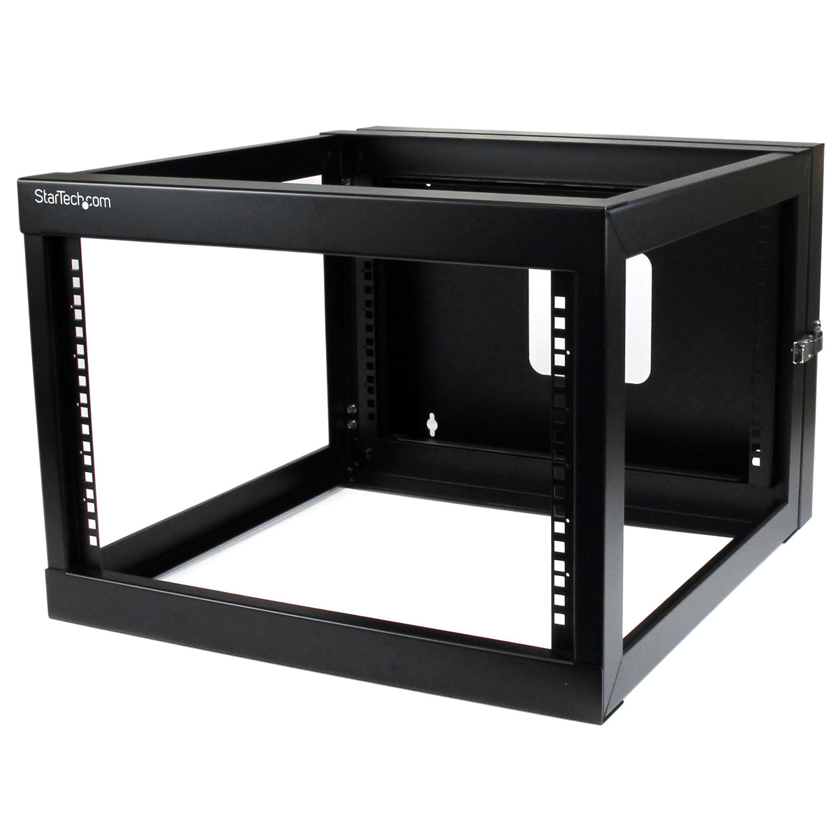 StarTech.com 4-Post 6U Hinged Wall-Mount Network Rack, 19" Open Frame Server Rack with 19.8in Mounting Depth, Wall Mount Swing Out Data Rack for IT / AV / Patch Panel / Computer Equipment product image