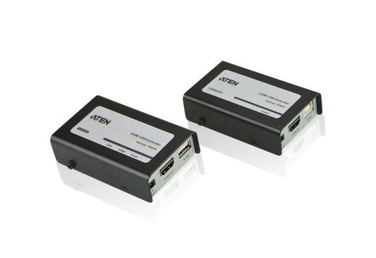 ATEN VE803-AT-U AV extender AV transmitter & receiver Black, Grey - ATEN