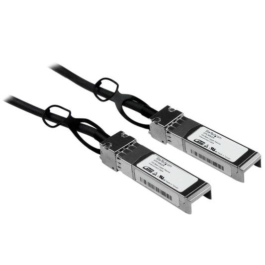StarTech.com Cisco SFP-H10GB-CU2M Compatible 2m 10G SFP+ to SFP+ Direct Attach Cable Twinax - 10GbE SFP+ Copper DAC 10 Gbps Low Power Passive Mini GBIC/Transceiver Module DAC Firepower ASR9… product image