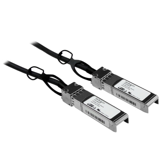 StarTech.com Cisco SFP-H10GB-CU3M Compatible 3m 10G SFP+ to SFP+ Direct Attach Cable Twinax - 10GbE SFP+ Copper DAC 10 Gbps Low Power Passive Mini GBIC/Transceiver Module DAC Firepower ASR9… product image