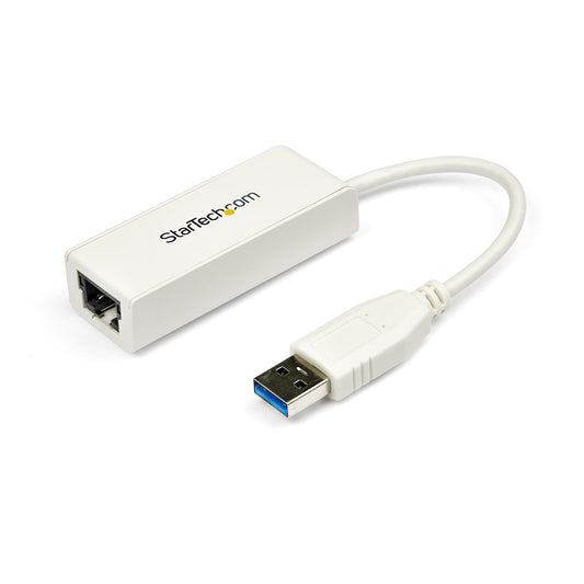 StarTech.com USB 3.0 to Gigabit Ethernet Network Adapter, 10/100/1000 Mbps, USB to RJ45, USB 3.0 to LAN Adapter, USB 3.0 Ethernet Adapter (GbE), TAA Compliant product image