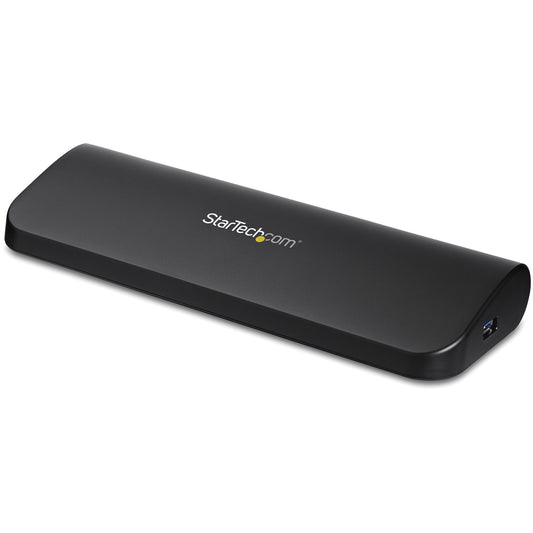 StarTech.com Dual Monitor USB 3.0 Laptop Docking Station with HDMI/DVI/VGA, 3x USB-A Hub, GbE, Audio, Universal...