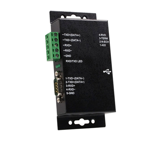 StarTech 1 Port Metal Industrial USB to RS422/RS485 Serial Adapter w/ Isolation