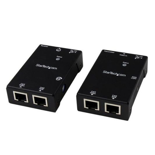 StarTech.com HDMI Over CAT5e/CAT6 Extender with Power Over Cable - 165 ft (50m) - TAA product image
