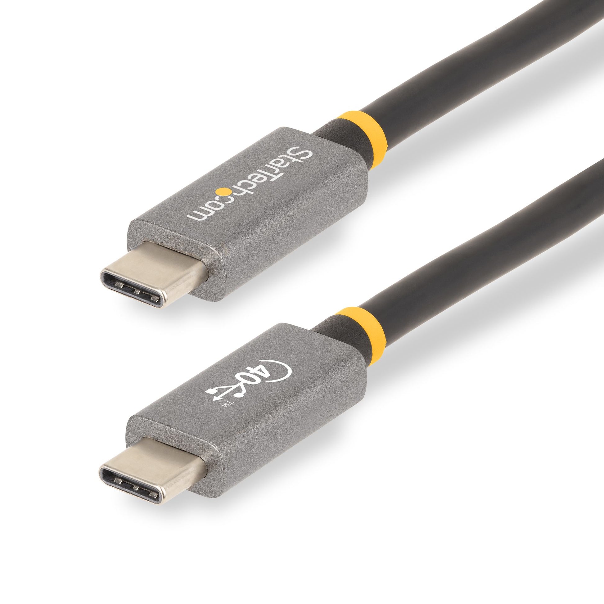 StarTech.com 3ft (1m) USB4 Cable 40Gbps, 100W (5A) Power Delivery, 8K 120Hz / 4K 240Hz DP Alt Mode, USB-IF Certified USB-C Cable - Thunderbolt Compatible product image