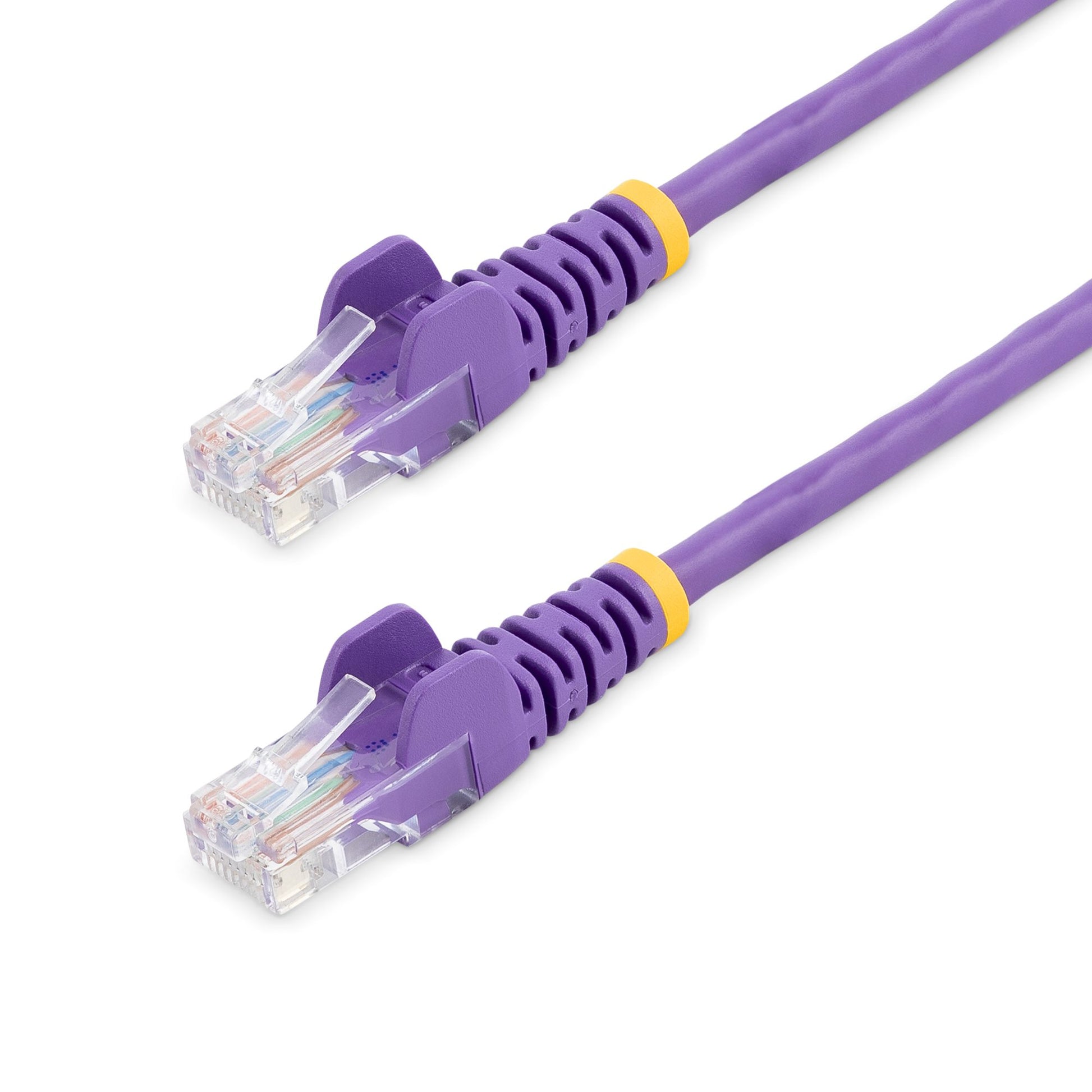 StarTech.com Cat5e Ethernet Patch Cable with Snagless RJ45 Connectors - 10 m, Purple product image