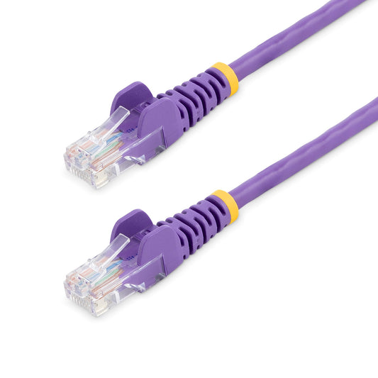 StarTech.com Cat5e Ethernet Patch Cable with Snagless RJ45 Connectors - 10 m, Purple product image