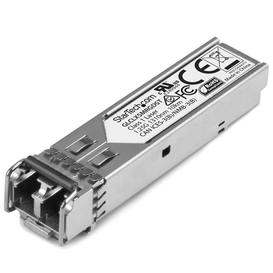 StarTech.com Cisco GLC-LX-SM-RGD Compatible SFP Module - 1000BASE-LX - 1GbE Single Mode Fiber SMF Optic Transceiver - 1GE Gigabit Ethernet SFP - LC 10km - 1310nm - DDM Cisco Firepower, ASR920, IE2000 - StarTech.com
