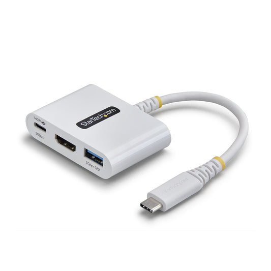 StarTech.com USB-C to HDMI Multiport Adapter with 140W PD Charging, 4K 60Hz HDMI, USB 5Gbps Hub, Mini Dock For MacBook / Dell / Thinkpad / HP / iPad / Tablets product image