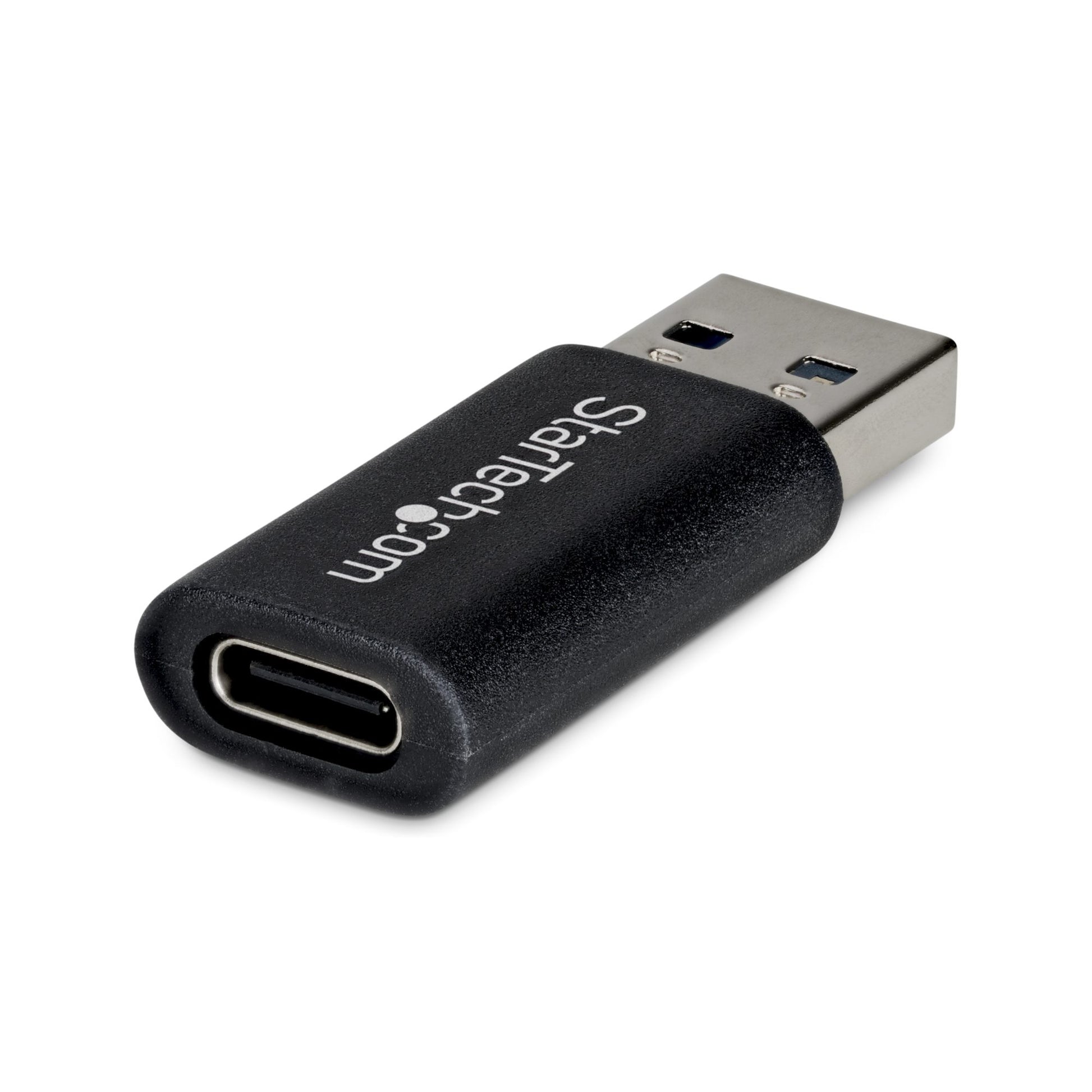 StarTech.com USB-A to USB-C Adapter, USB-A Male to USB-C Female Converter, USB 10Gbps, 5V 900mA, USB to USB C Adapter for USB-A Chargers/Hubs product image