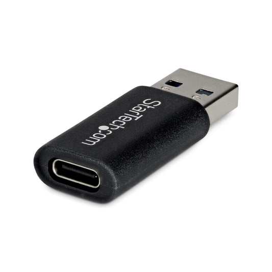 StarTech.com USB-A to USB-C Adapter, USB-A Male to USB-C Female Converter, USB 10Gbps, 5V 900mA, USB to USB C Adapter for USB-A Chargers/Hubs product image