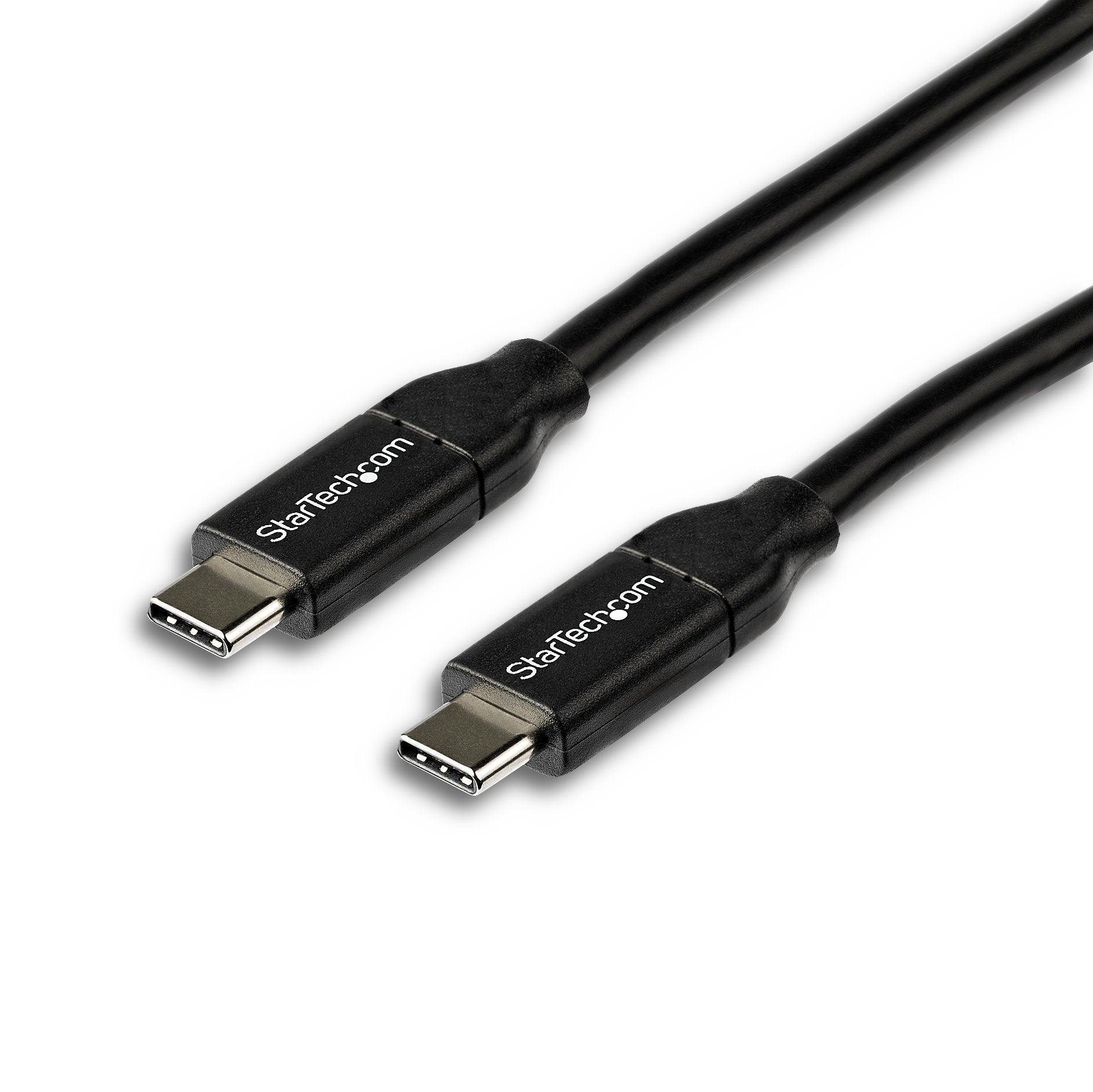 StarTech.com 6.6ft (2m) USB-C Fast Charging Cable, Charge & Sync, 100W (5A) PD, USB 2.0, USB-IF Certified - Black USB C Charging Cord product image