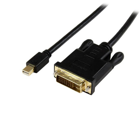 StarTech.com 3ft (0.9m) Mini DisplayPort to DVI Cable - Active Mini DP to DVI Adapter Cable - 1080p Video - mDP 1.2 to DVI-D Single Link - mDP or Thunderbolt 1/2 Mac/PC to DVI Monitor product image