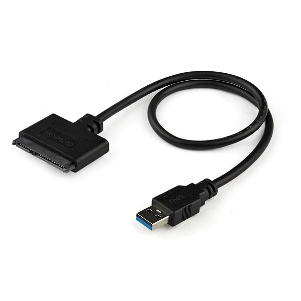 StarTech.com SATA to USB Cable, USB 5Gbps to 2.5in SATA I II III Hard Drive Adapter, External Converter for SSD or HDD Data Transfer product image