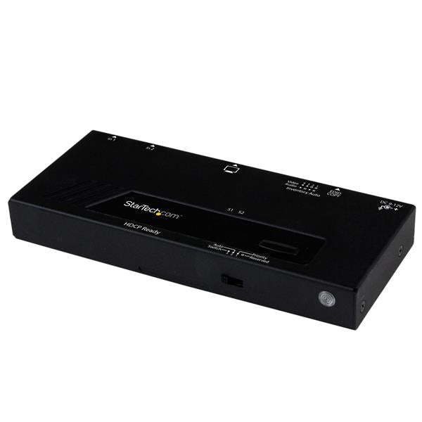 StarTech.com 2 Port HDMI Switch w/ Automatic and Priority Switching - 1080p - TAA product image