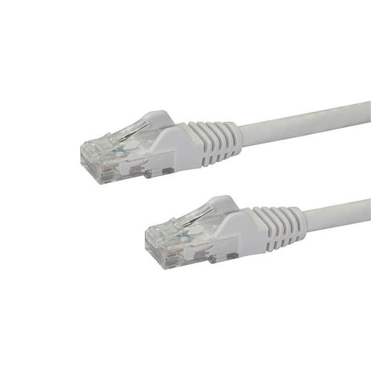 StarTech.com 7m CAT6 Ethernet Cable - White CAT 6 Gigabit Ethernet Wire -250MHz 100W PoE RJ45 UTP Network/Patch Cord Snagless w/Strain Relief Individually Tested product image