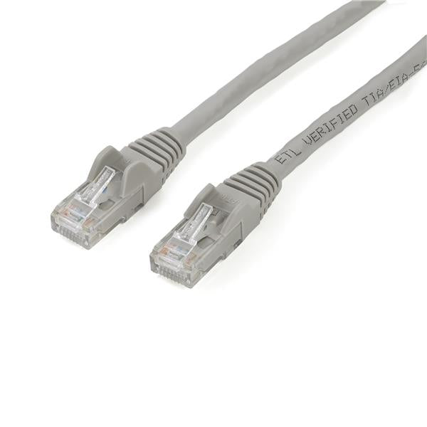 StarTech.com 2m CAT6 Ethernet Cable - Grey CAT 6 Gigabit Ethernet Wire -250MHz 100W PoE RJ45 UTP Network/Patch Cord Snagless w/Strain Relief Individually Tested product image
