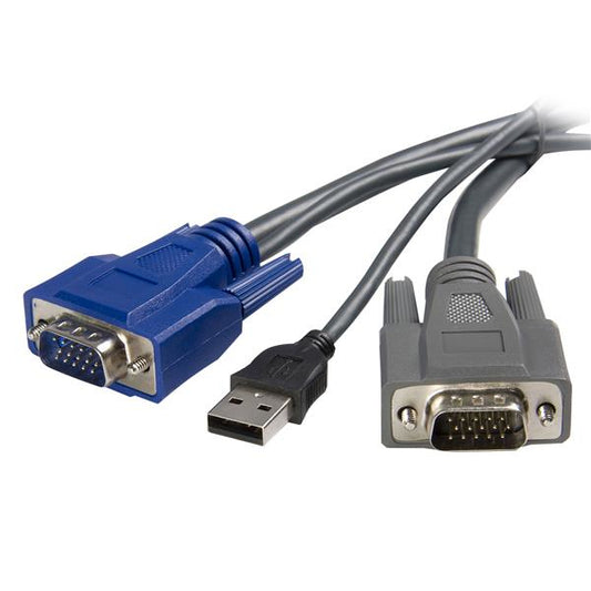 StarTech.com 6 ft Ultra-Thin USB VGA 2-in-1 KVM Cable product image