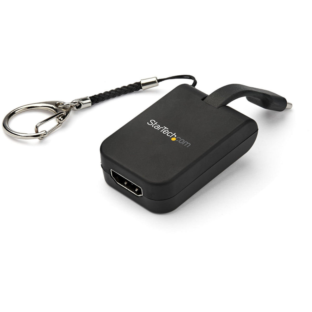 StarTech.com Compact USB C to HDMI Adapter - 4K 30Hz USB Type-C to HDMI Video Display Converter with Keychain Ring - USB-C DP Alt Mode to HDMI Monitor Dongle - Thunderbolt 3 Compatible - StarTech.com
