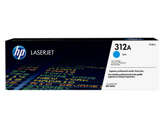 HP 312A Cyan LaserJet Toner Cartridge