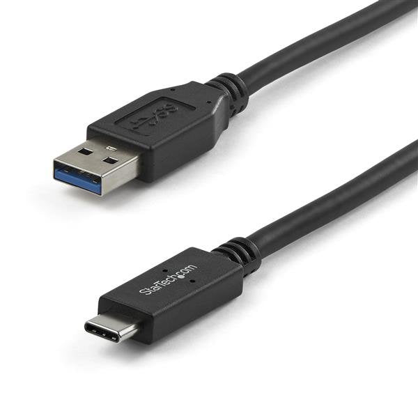 StarTech.com 3ft (1m) USB-A to USB-C Charging Cable, USB 10Gbps, Charge & Sync, 3A, USB-IF Certified - USB Charging Cord product image