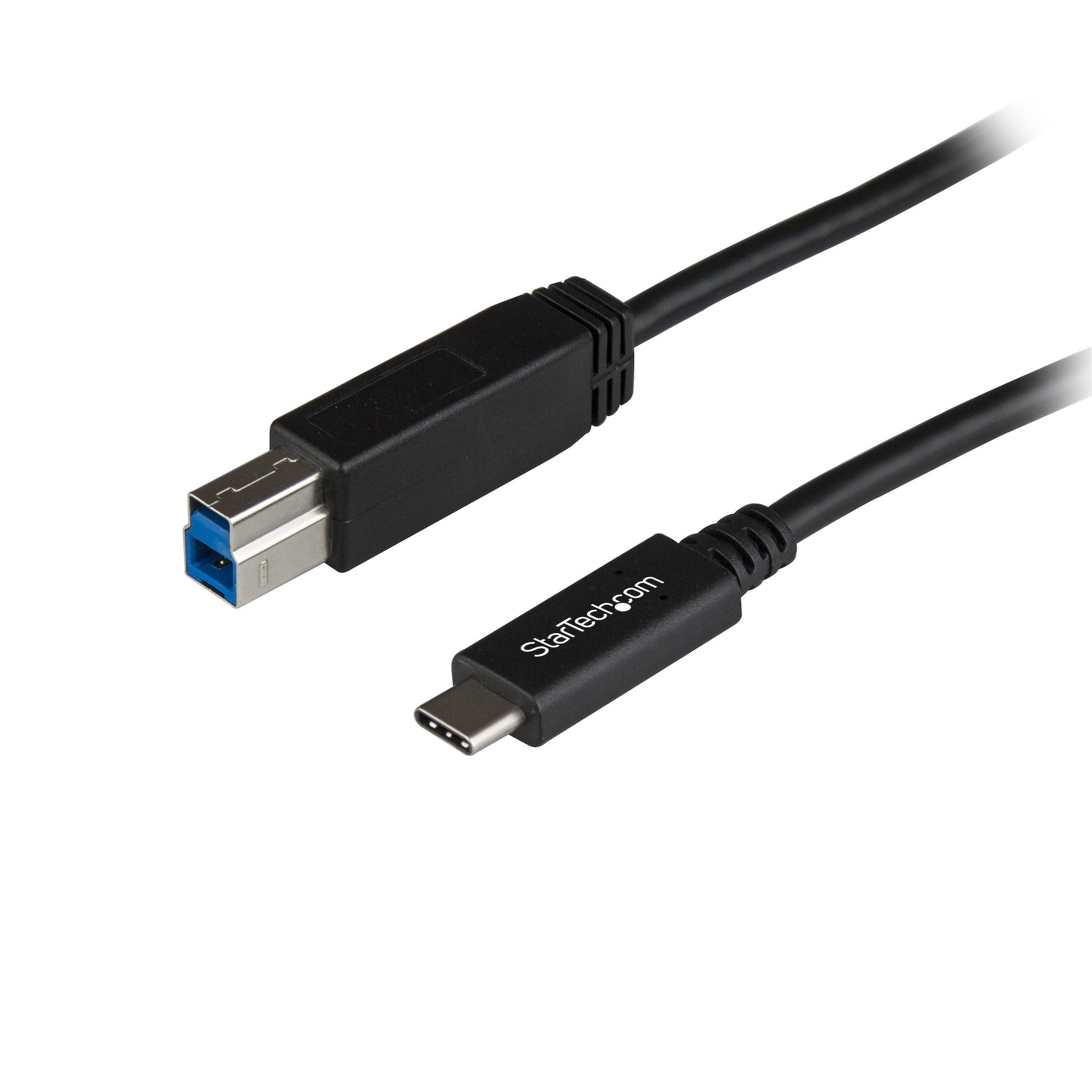 StarTech.com 3ft (1m) USB-B to USB-C Cable, USB 10Gbps, Data Cord, USB 3.2 Gen 2, USB-C Data Transfer Cable product image
