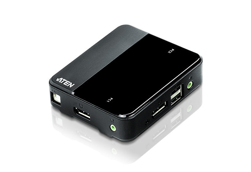 ATEN 2-Port USB 4K DisplayPort 1.2 KVM Switch (KVM cables included) - ATEN